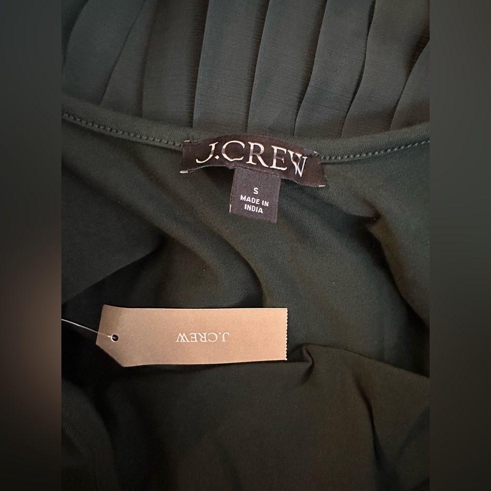 J.Crew| Pleated ballet dress in stretch cotton blend - Picture 2 of 3